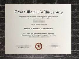 purchase fake Texas Woman's University diploma