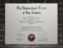 Read more about the article Will it work to buy get a fake UTSA diploma online？