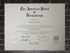 Read more about the article How long to buy American Board of Dermatology fake diploma?