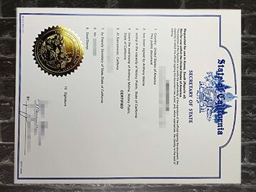 Read more about the article Where to make fake California Apostille diploma?