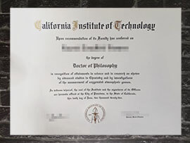 Read more about the article How to make fake California Institute of Technology diploma?