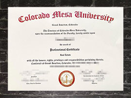 Read more about the article Where to make Colorado Mesa University certificate?