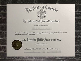 Read more about the article Buy fake Colorado State Board of Accountancy CPA certificate