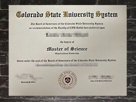 Read more about the article Where to order fake Colorado State University System diploma