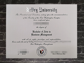 Read more about the article Where to make fake Devry University diploma online?