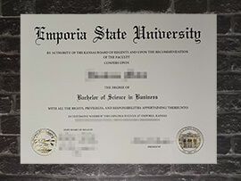 Read more about the article Where to make fake Emporia State University diploma?