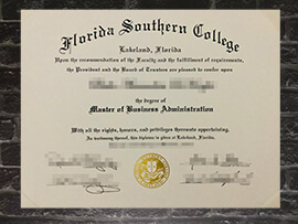 Read more about the article How to make fake Florida Southern College diploma online?