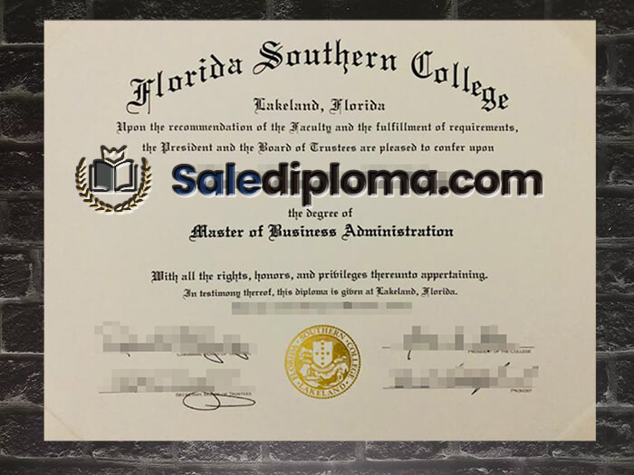 purchase fake Florida Southern College degree