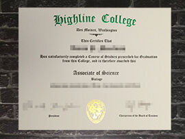 Read more about the article Where to order fake Highline College diploma online?