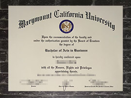 Read more about the article Where to make fake Marymount California University diploma?