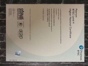 purchase fake Pearson BTEC Level 4 Higher National Certificate