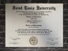 Read more about the article Where to make fake Saint Louis University degree online?