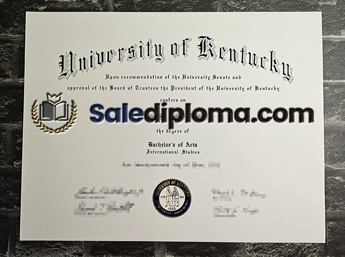 purchase fake University of Kenturky degree