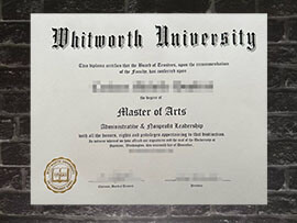 Read more about the article Where to make fake Whitworth University diploma online?