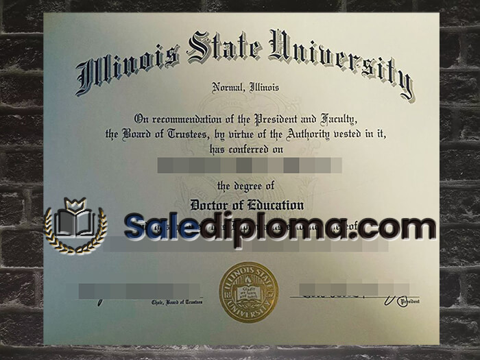 purchase fake Illinois State University diploma