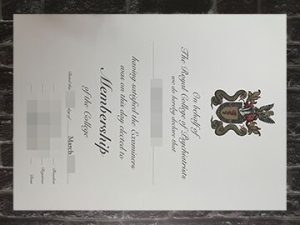 purchase fake Royal College of Psychiatrists certificate