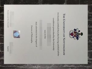 purchase fake University of Nottingham degree