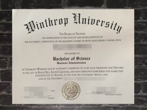 purchase fake Winthrop University degree