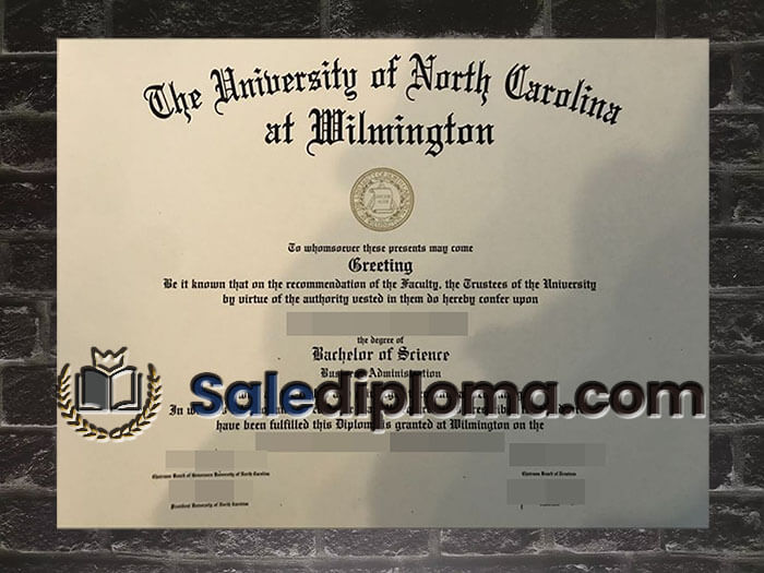 purchase fake University of North Carolina at Wilmington diploma